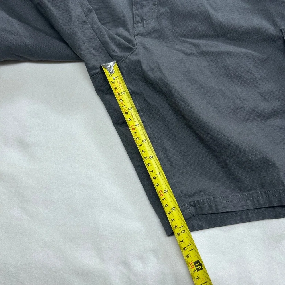 RedHead Mens Cargo Shorts 40 Gray Ripstop Outdoor Hiking Utility Shorts